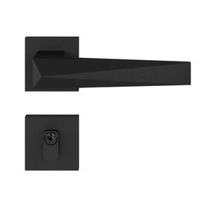 Fechadura Externa Pado Ascot Zamac Preto Texturizado