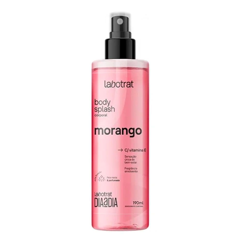 Body Splash Labotrat Dia A Dia Morango 190ml