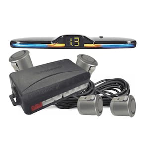 Sensor de Estacionamento Roadstar RS308BR com 4 Sensores e Display Indicador de Distancia Preto