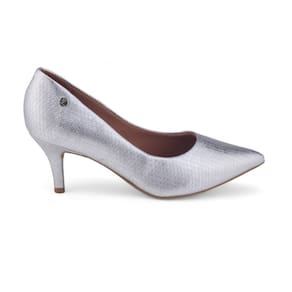 Sapato Scarpin Feminino Vizzano Metalizado 1185.1302 Texturizado