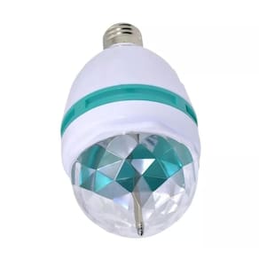 Lampada Giratória Bola Maluca Led Balada Festa