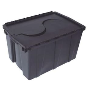 Caixa Organizadora Box Alta C/Trava Preto Or08 56L São Berna