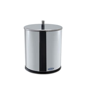 Lixeira inox com tampa decorline lixeiras brinox