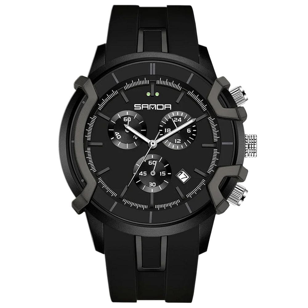 Relógio de Quartzo Masculino Design Esportivo Criativo À Prova D `Água