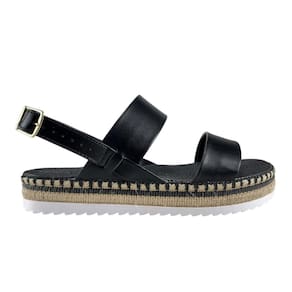 Sandália Moleca Feminino Branca Detalhes em Corda 5447518