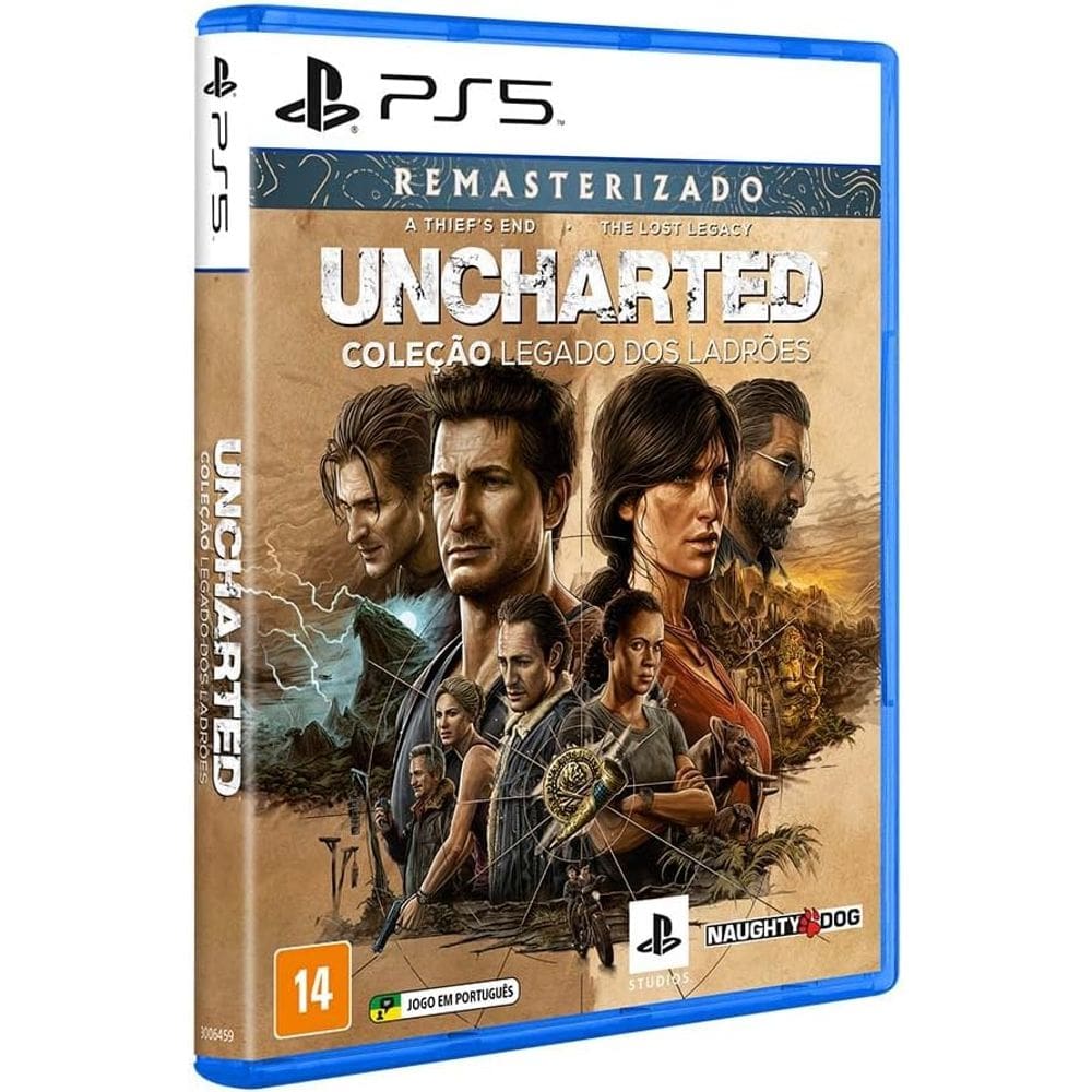 Uncharted Coleção Legado dos Ladrões Ps5 Lacrado