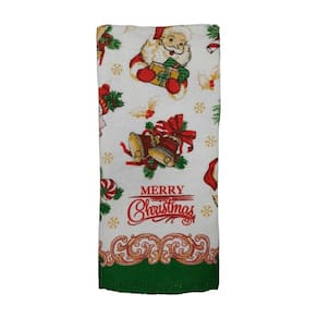 Pano de Copa Felpudo Natalino 45cm x 65 cm Verde - Dohler