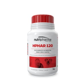 Suplemento Hphar 120 30cp p/ Cães e Gatos - Nutripharme
