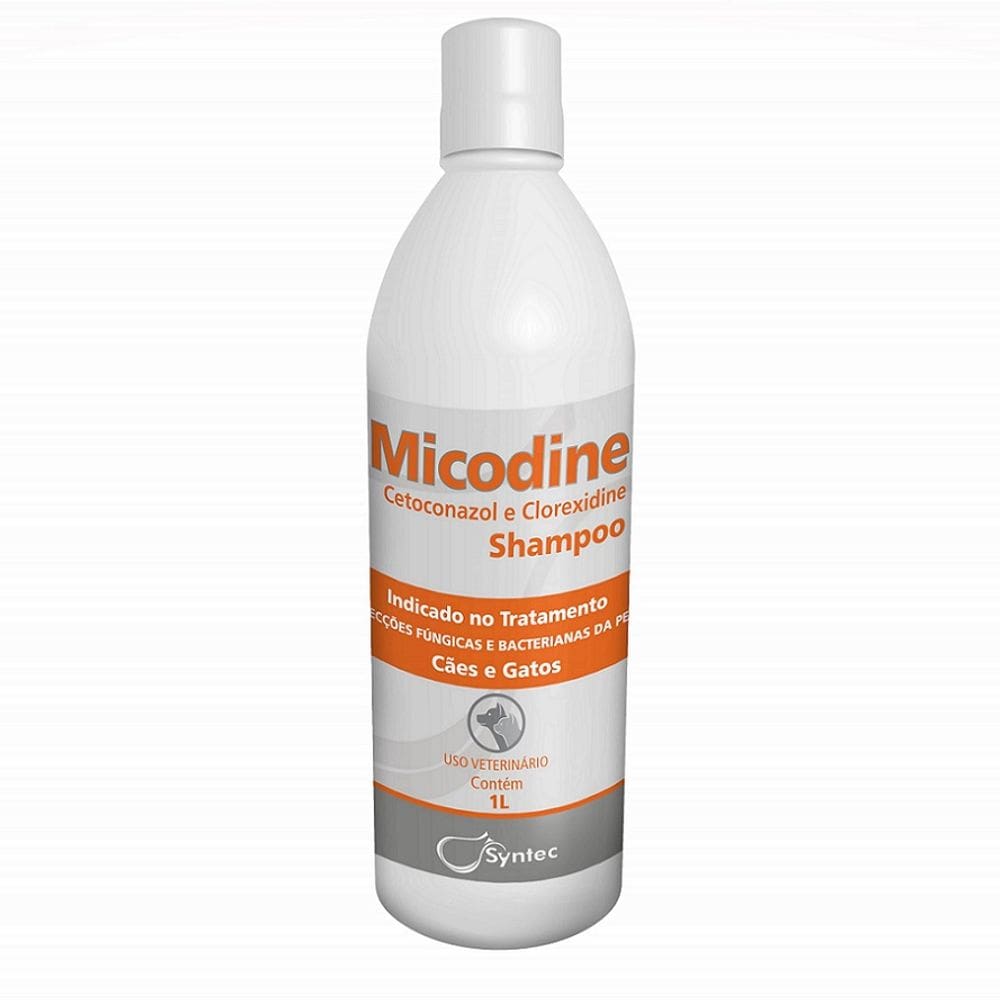 Shampoo Micodine para Cães e Gatos 1L - Syntec