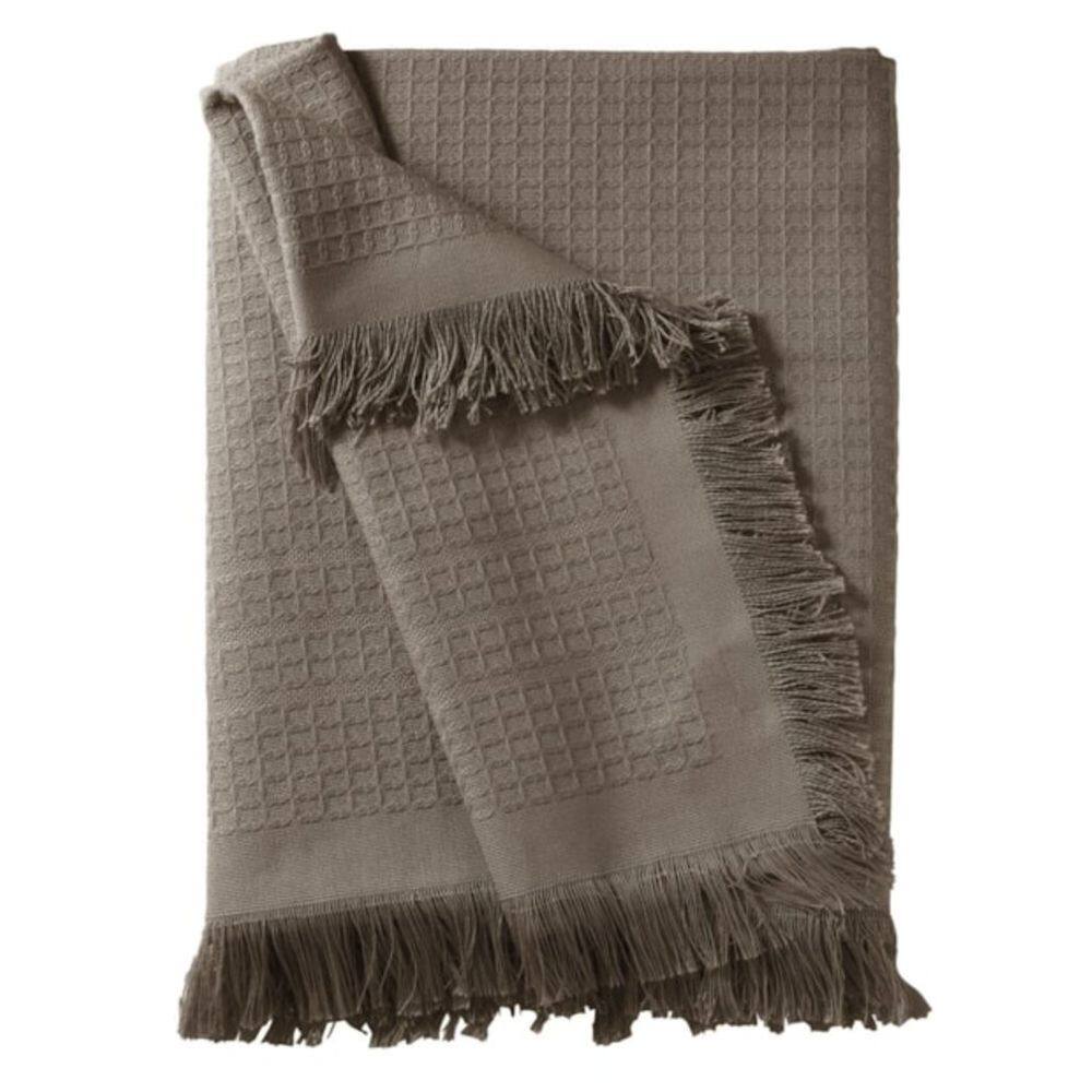 Manta Xale de Sofá Marrocos Dohler 120 cm x 150 cm Algodão Cores Discretas