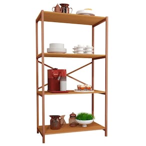 Estante Armário Steel 90cm Estilo Industrial com Pés em Aço