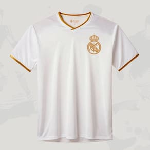 Camisa Real Madrid Retrô Algodão Juvenil