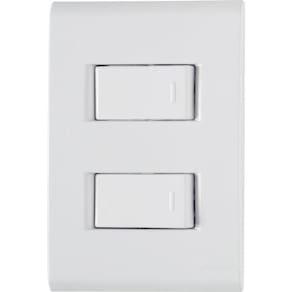 Conjunto 4 X 2 Com 2 Interruptores Simples Liz 10a 250v Branco - Tramontina