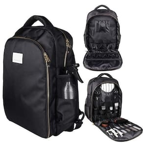 Mochila de Barbeiro Oxford Preta 32x19x45 cm