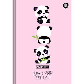 Caderno Brochura Grande Universitário My Friend 48 Folhas Capa Dura Animativa