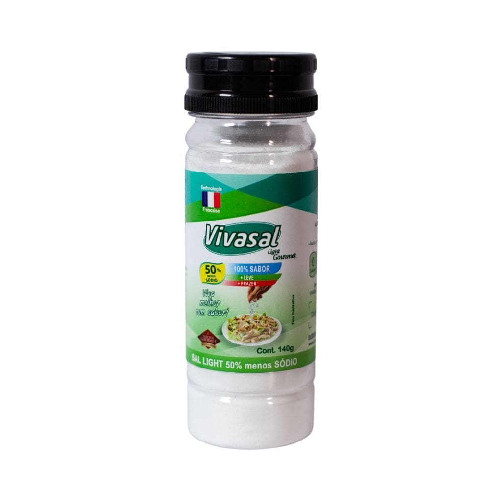 Vivasal Light Gourmet 50% Menos Sódio - Saleiro 140g