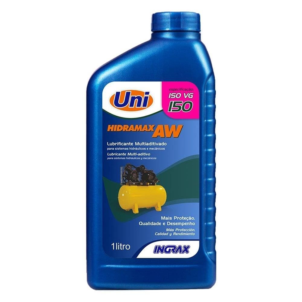 Óleo Lubrificante Hidramax para Compressores AW150 1l - Embalagem com 12 Unidades