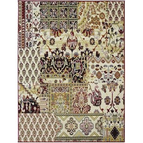 Tapete Herat Pinho 250X300 Cm Patchwork Clássico Sao Carlos