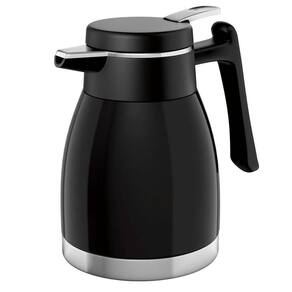 Bule Térmico Inox 1,2L Preto Quebec Euro Home