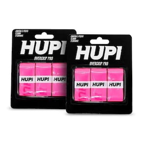 Kit 02 Overgrip HUPI Pro Rosa Pack 03 Unidades