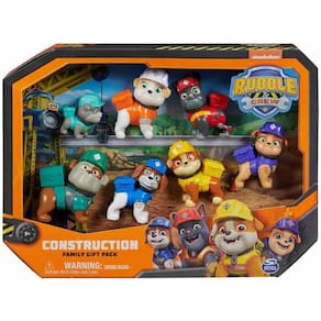 Patrulha Canina Rubble E Crew Construção 7 Figuras Sunny