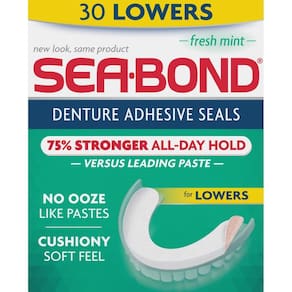 Fixador Dentadura Sea Bond Inferior Fresh Mint - 30 Unidades