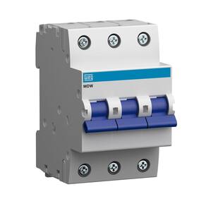 Minidisjuntor MDW-C25-3 25A 3 Polos 440Vca/250Vcc