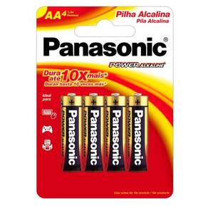 Pilha Alcalina Aa Blister Com 4 Lr6xab-4b192