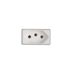Módulo Tomada 2p+t Tramontina 20 A 250 V Branco - Tramontina