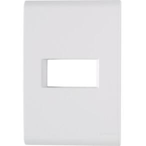 Placa 1 Posto Horizontal 4 X 2 Tramontina Liz Branca - Tramontina