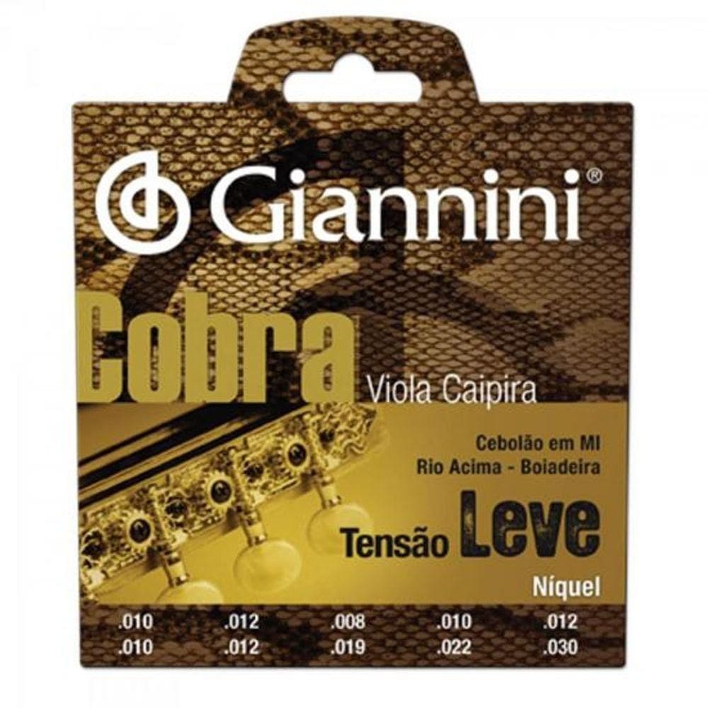 Encordoamento Para Viola Gesvnl Serie Cobra Aco Leve Giannini