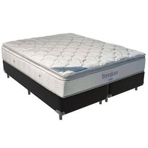 Cama Box Preto E Colchão Freedom Molas Ensacadas King Ortobom