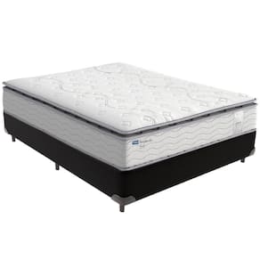 Cama Box Preto E Colchão Amsterdã Molas Ensacadas Casal Probel