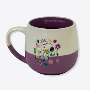 Caneca Maggie Snoopy Floral