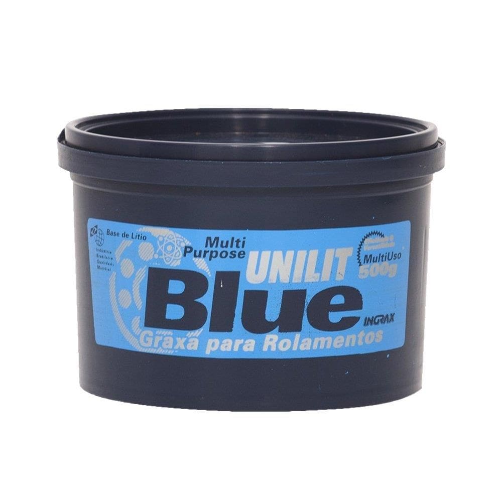 Graxa de Lítio Azul Unilit Uso Geral Rolamentos PTG 195°C 500g - Embalagem com 12 Unidades