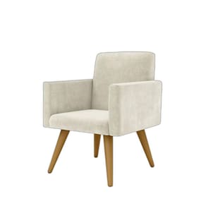 Cadeira Estofada Poltrona Para Sala Quarto - Balaqui Decor