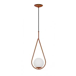 Pendente Spotline Gota 779/1 1L E27 Cobre Polido