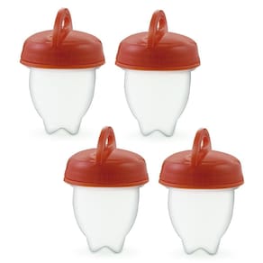 Forma De Silicone Para Ovos 4 Peças Mimo