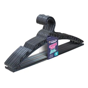 Cabide Preto Super Resistente C/10Pçs 40X16Cm 25730 Arqplast