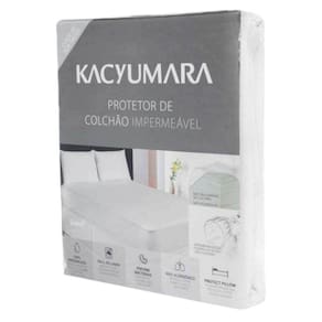 Protetor Colchão Kacyumara Suave King Branco 1,93m x 2,03m