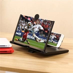 Lente De Aumento Tela 3D Suporte Ampliadora Zoom Celular