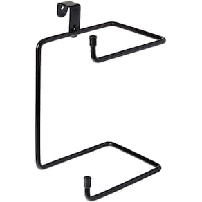 Suporte Para 2 Papeis Higiênicos Caixa Acoplada Preto Or0076