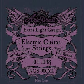 Encordoamento para Guitarra EXTRA Leve FLATW .011 AGS900XL Aria PRO II