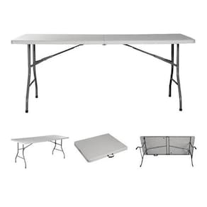 Mesa Dobravél Vg Home Branco Retangular 180X74X74Cm