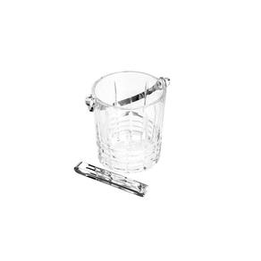 Balde Para Gelo Vidro Com Alça E Pegador 1L 15X14Cm