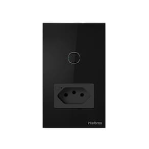 Tomada Simples 10A SMART WI-FI ETS 2001 Preto 4850067