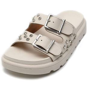 Rasteira Vizzano Floather Strass Feminina - Branco