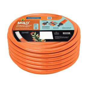 Mangueira Multi 1/2`` PVC 3 Camadas Tramontina 25m Laranja