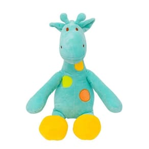 Girafinha Verde Com Pintas Coloridas 37Cm
