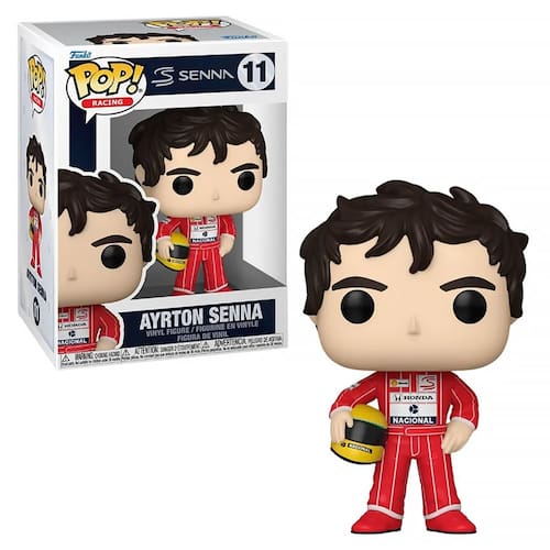 imagem-Figura Funko Pop Racing - Ayrton Senna McLaren N11 11905 - Candide